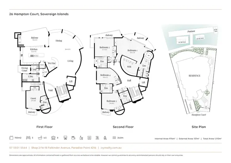 Floorplan of Homely house listing, 26 Hampton Court, Sovereign Islands QLD 4216