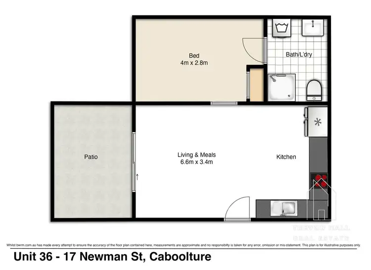 Floorplan of Homely unit listing, 36/17 Newman Street, Caboolture QLD 4510