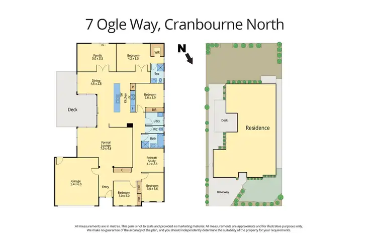Floorplan of Homely house listing, 7 Ogle Way, Cranbourne North VIC 3977