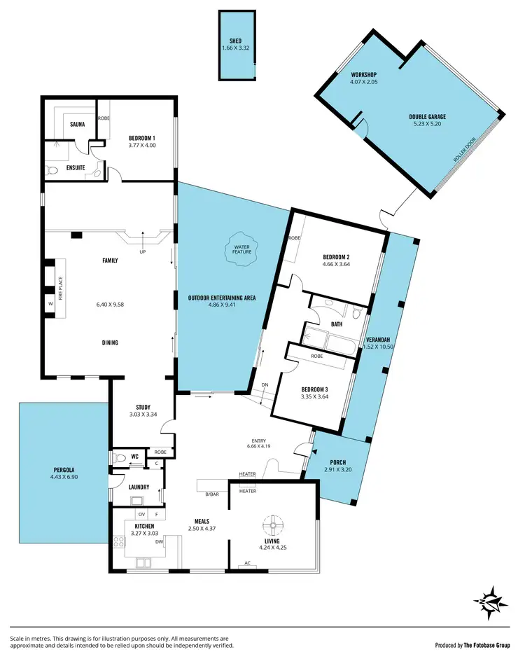 Floorplan of Homely house listing, 8 Glenalvon Drive, Flagstaff Hill SA 5159