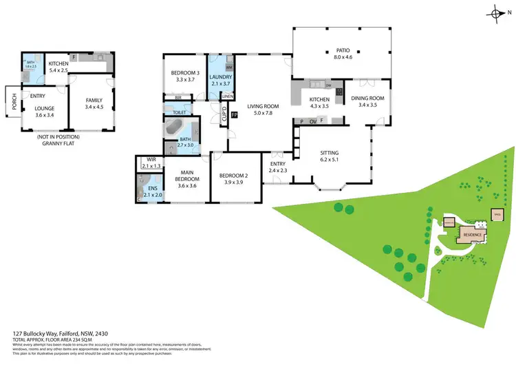 Floorplan of Homely rural property listing, 127 Bullocky Way, Failford NSW 2430
