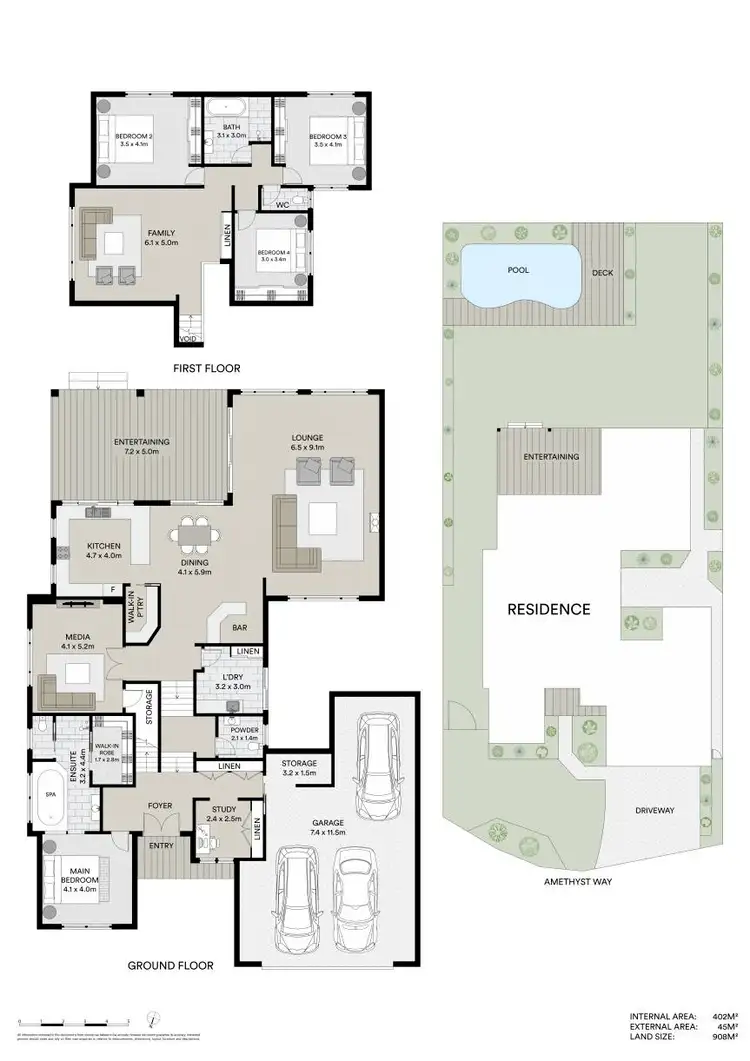 Floorplan of Homely house listing, 85 Amethyst Way, Port Macquarie NSW 2444