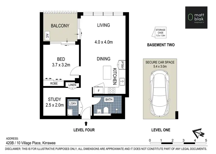 Floorplan of Homely apartment listing, 420B/10 Village Place, Kirrawee NSW 2232