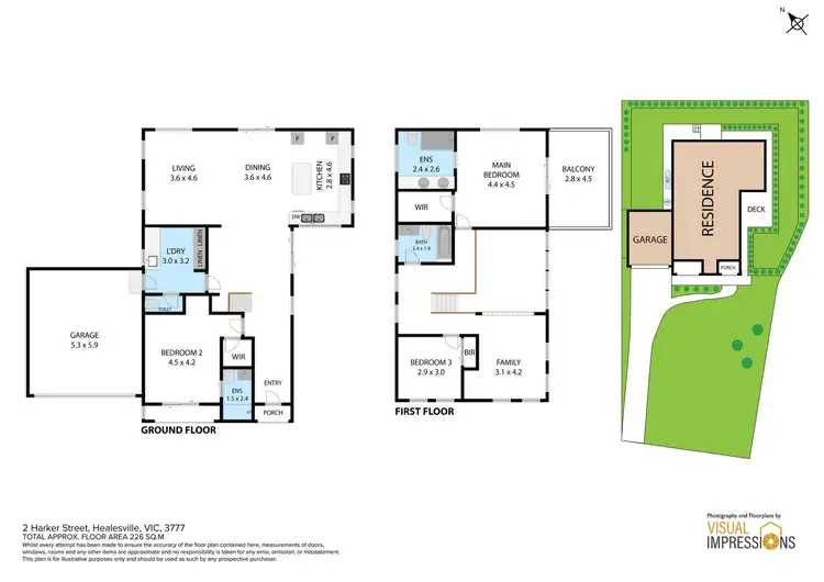 Floorplan of Homely house listing, 2 Harker Street, Healesville VIC 3777