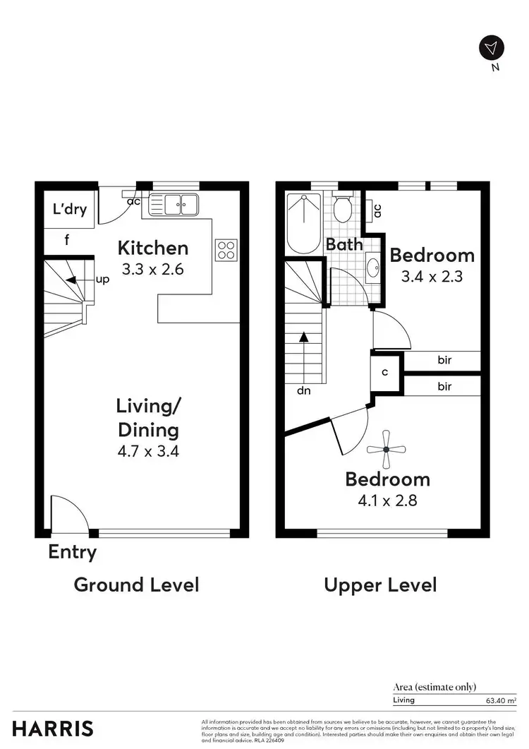 Floorplan of Homely unit listing, 3/372 Seaview Road, Henley Beach SA 5022