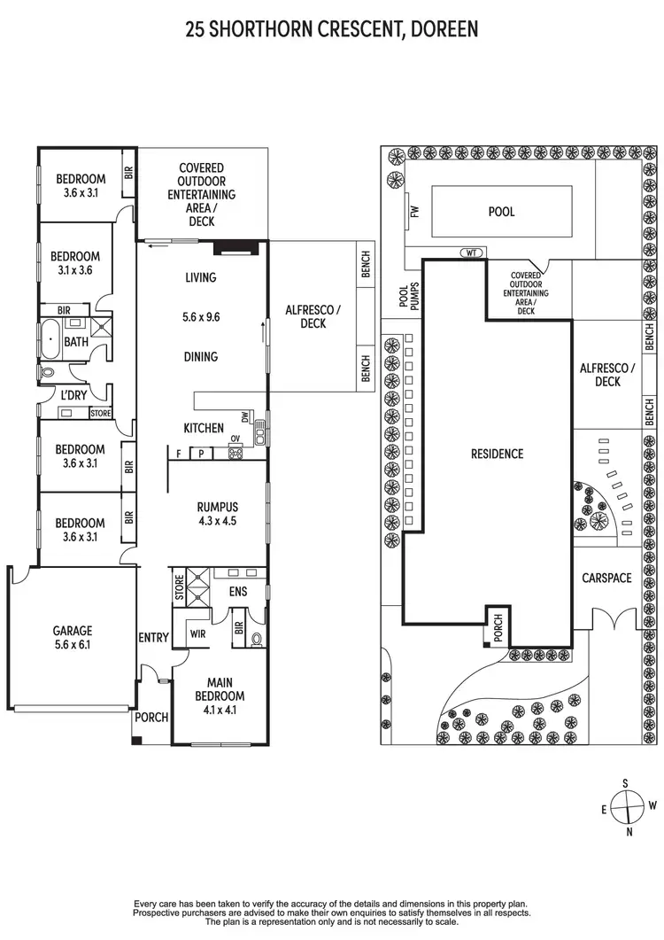Floorplan of Homely house listing, 25 Shorthorn Crescent, Doreen VIC 3754