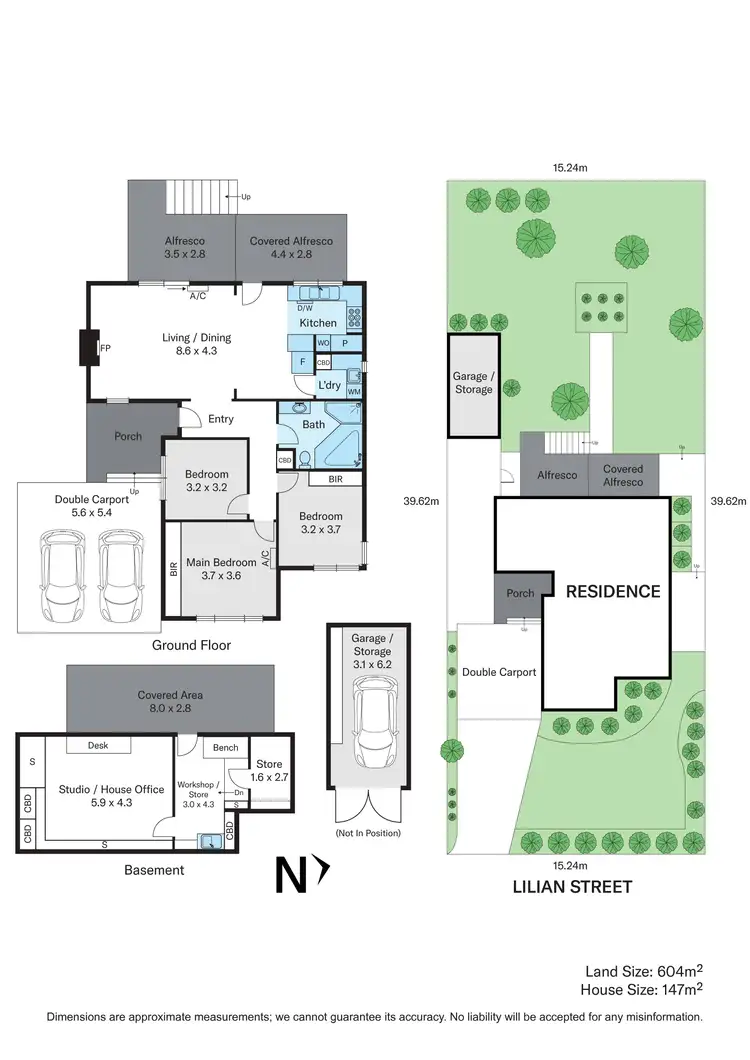 Floorplan of Homely house listing, 39 Lilian Street, Bulleen VIC 3105