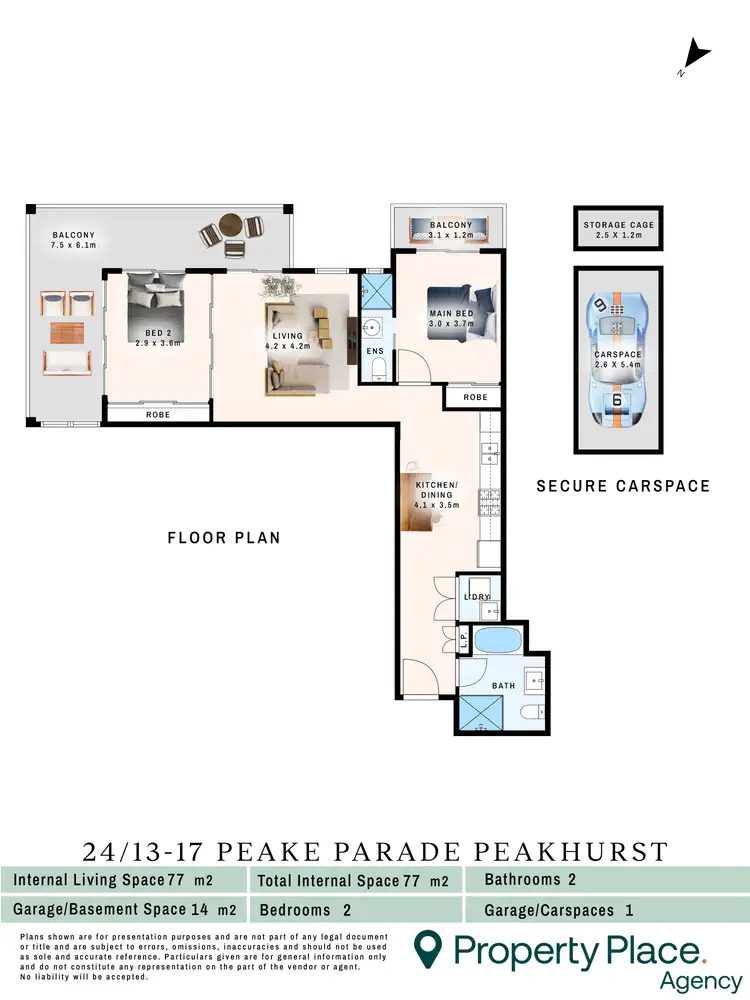 Floorplan of Homely unit listing, 24/13-17 Peake Parade, Peakhurst NSW 2210