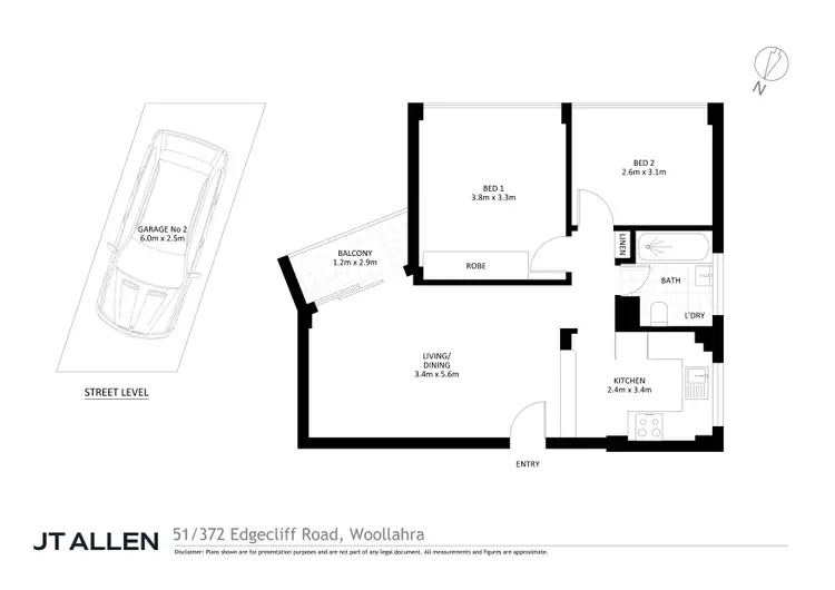 Floorplan of Homely apartment listing, 51/372 Edgecliff Road, Woollahra NSW 2025
