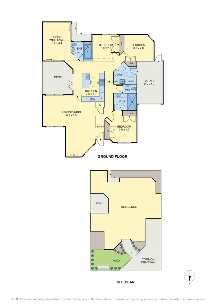 Floorplan of Homely villa listing, 2/11 Caroline Street, Aberfeldie VIC 3040