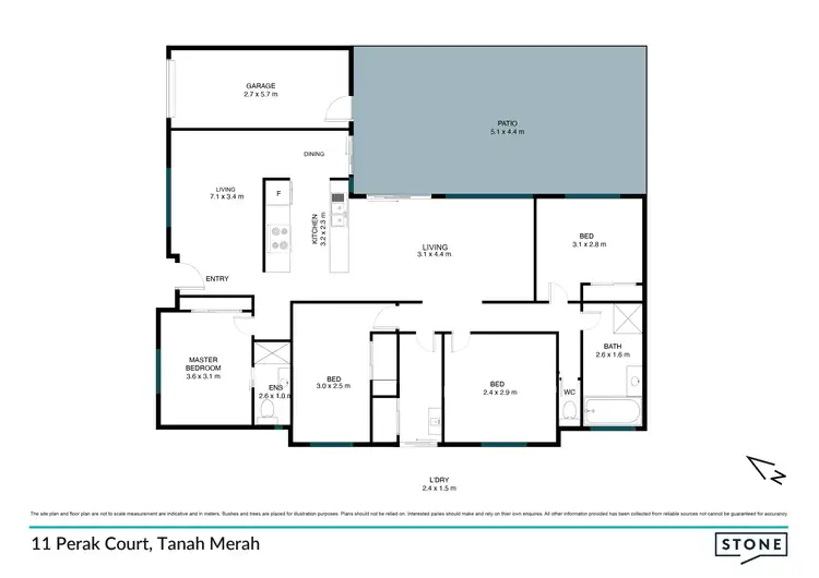 Floorplan of Homely house listing, 11 Perak Court, Tanah Merah QLD 4128
