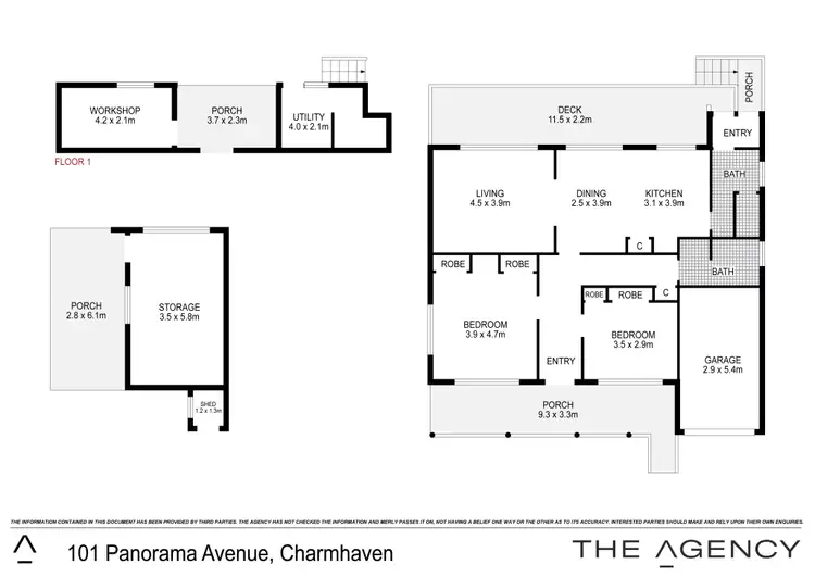 Floorplan of Homely house listing, 101 Panorama Avenue, Charmhaven NSW 2263