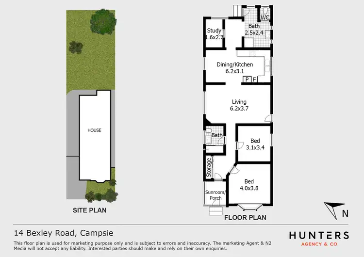 Floorplan of Homely house listing, 14 Bexley Road, Campsie NSW 2194