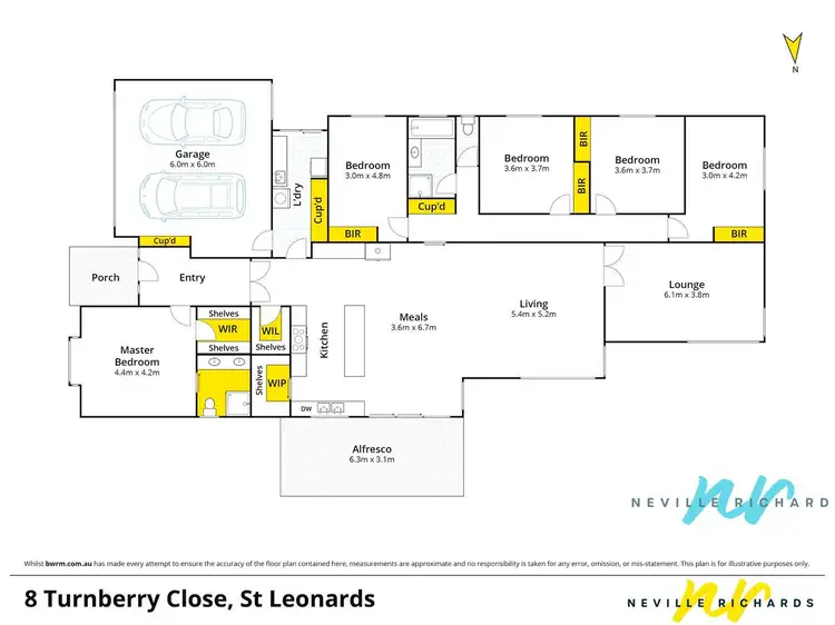 Floorplan of Homely house listing, 8 Turnberry Close, St Leonards VIC 3223