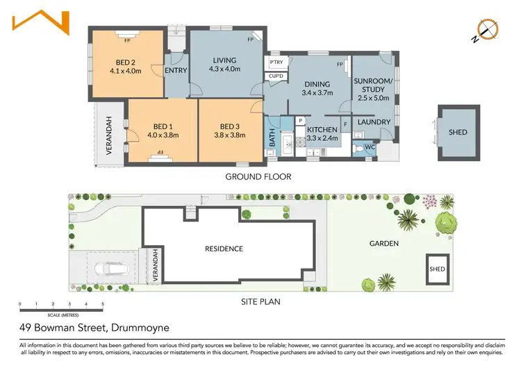Floorplan of Homely house listing, 49 Bowman Street, Drummoyne NSW 2047