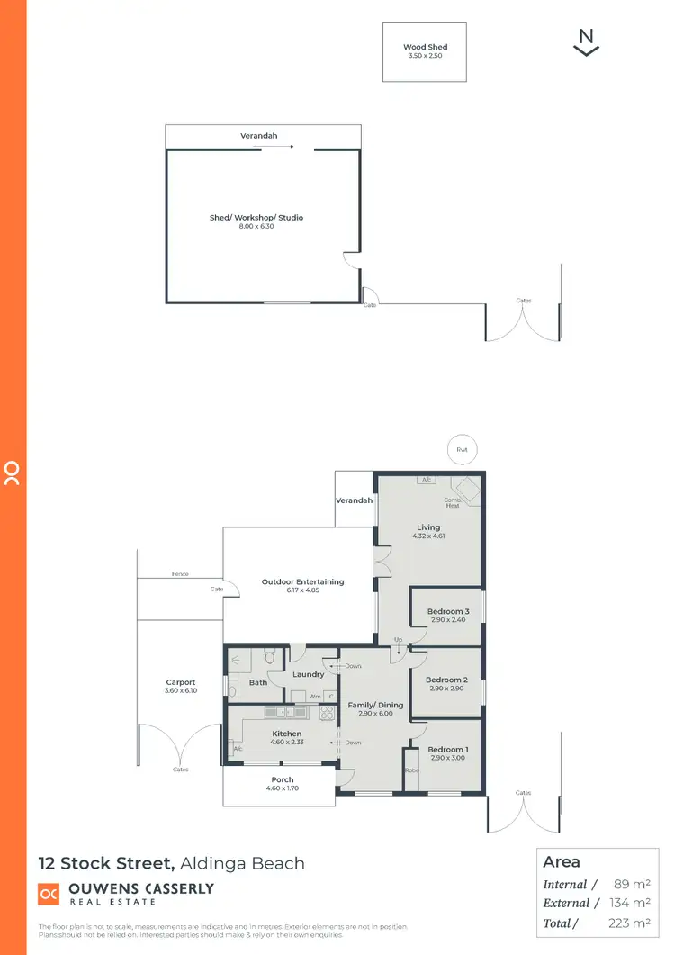 Floorplan of Homely house listing, 12 Stock Street, Aldinga Beach SA 5173