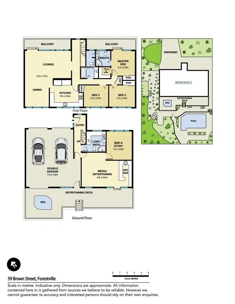 Floorplan of Homely house listing, 59 Brown Street, Forestville NSW 2087