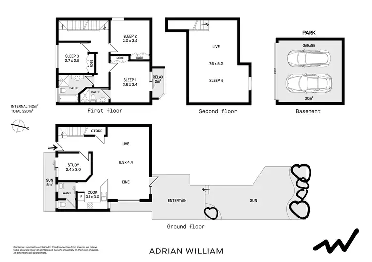 Floorplan of Homely townhouse listing, 4/14 McDonald Street, Leichhardt NSW 2040