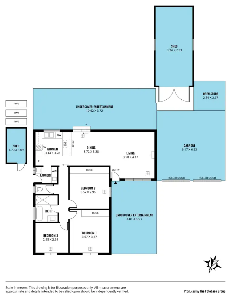 Floorplan of Homely house listing, 10 Wedge Place, Reynella East SA 5161
