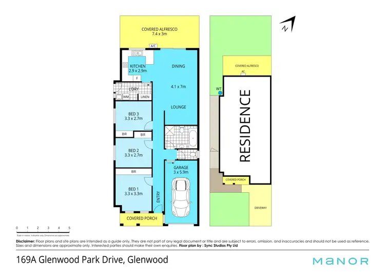 Floorplan of Homely house listing, 169A Glenwood Park Drive, Glenwood NSW 2768