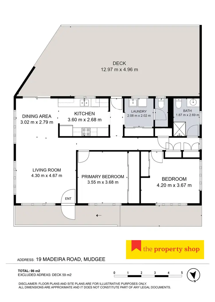 Floorplan of Homely house listing, 19 Madeira Road, Mudgee NSW 2850