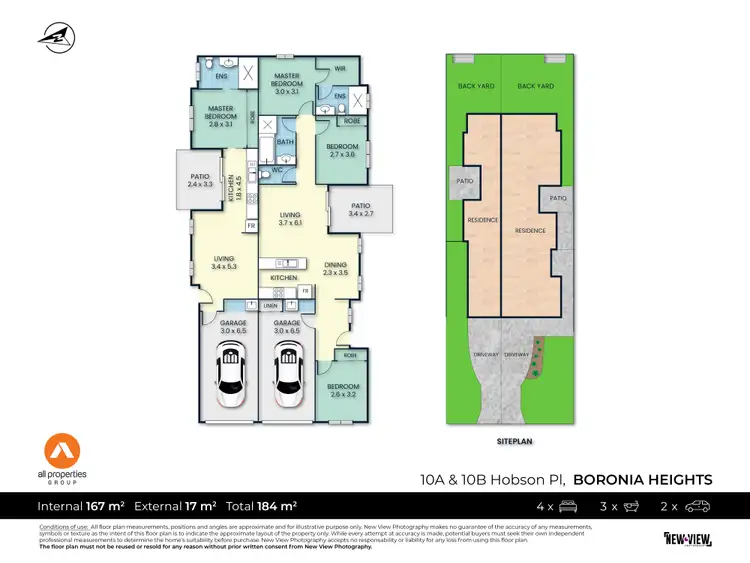 Floorplan of Homely semi-detached listing, 10 Hobson Place, Boronia Heights QLD 4124