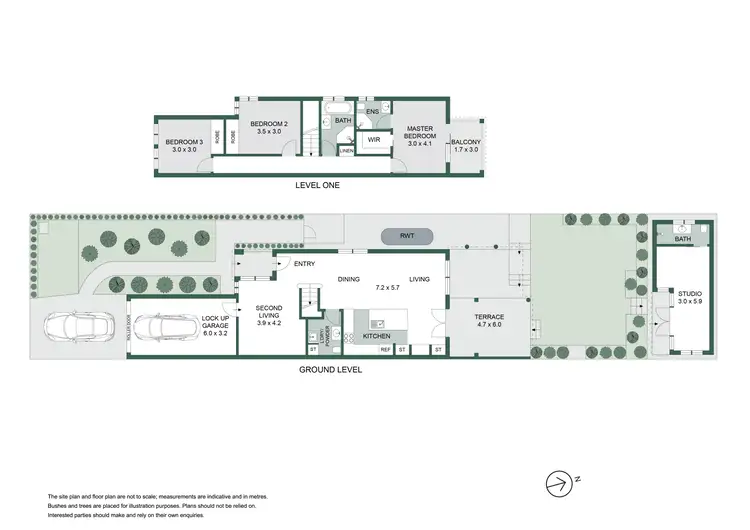 Floorplan of Homely semi-detached listing, 14A Lombard Street, Balgowlah NSW 2093