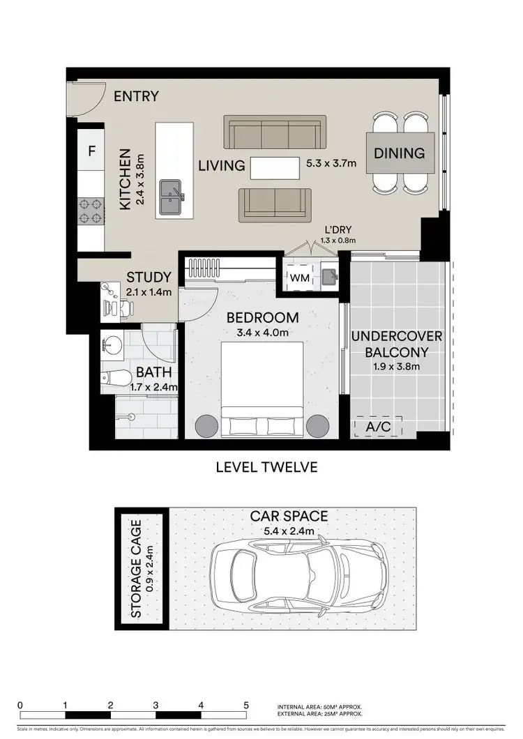 Floorplan of Homely apartment listing, 1206/14 Church Street, Lidcombe NSW 2141