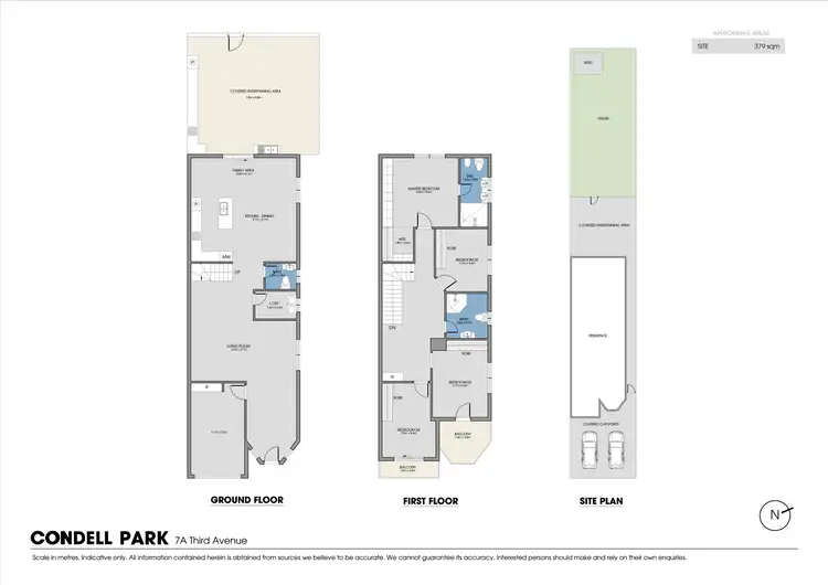 Floorplan of Homely semi-detached listing, 7A Third Avenue, Condell Park NSW 2200