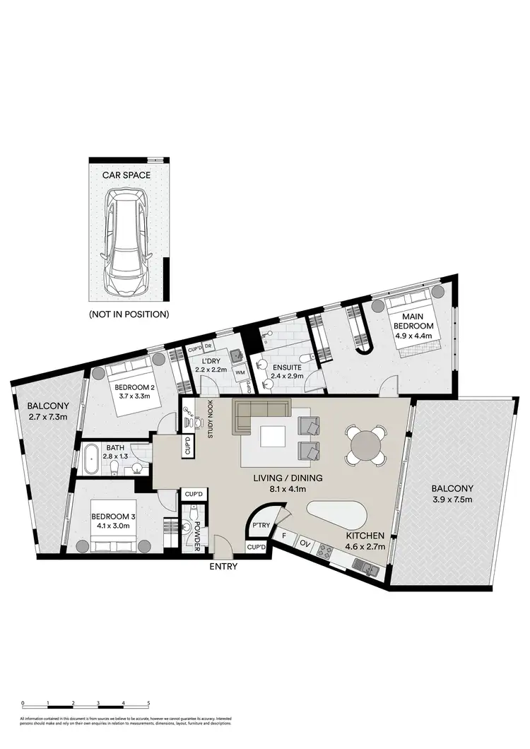 Floorplan of Homely unit listing, 13/1 Raleigh Street, Golden Beach QLD 4551