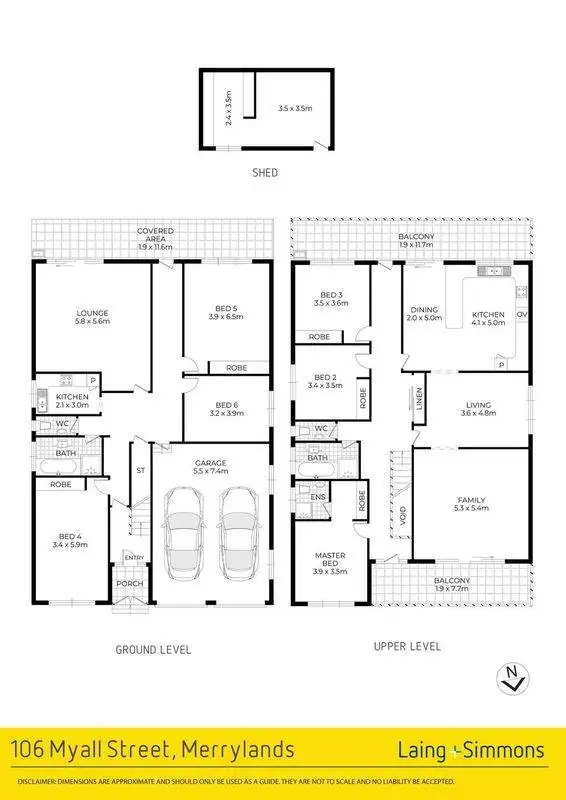 Floorplan of Homely house listing, 106 Myall Street, Merrylands NSW 2160