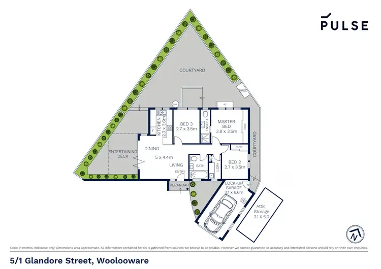 Floorplan of Homely villa listing, 5/1 Glandore Street, Woolooware NSW 2230