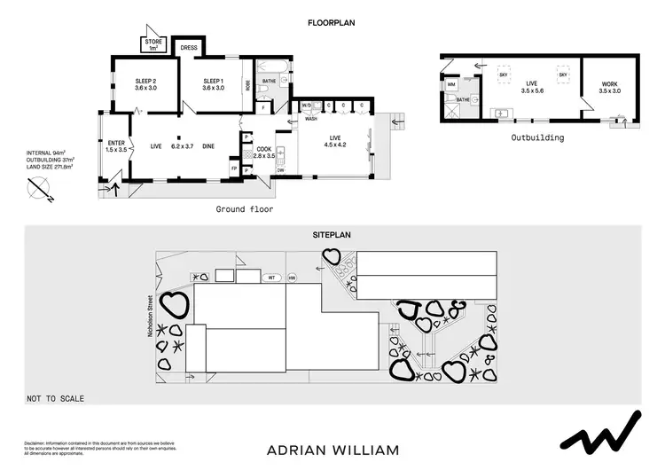 Floorplan of Homely house listing, 1 Nicholson Street, Tempe NSW 2044