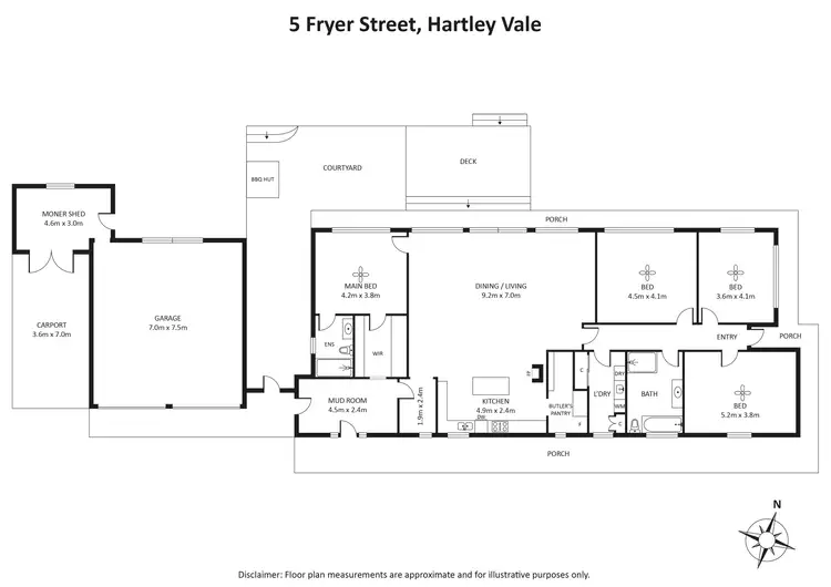Floorplan of Homely house listing, 5 Fryer Street, Hartley Vale NSW 2790