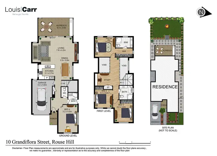 Floorplan of Homely house listing, 10 Grandiflora Street, Rouse Hill NSW 2155