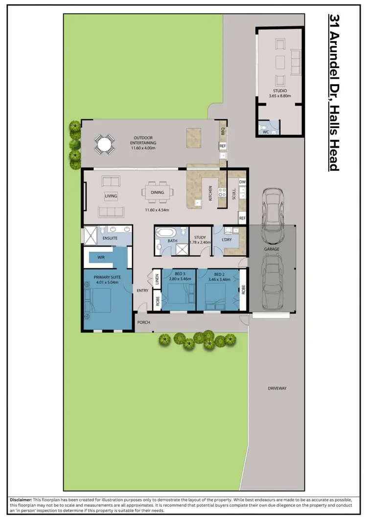 Floorplan of Homely house listing, 31 Arundel Drive, Halls Head WA 6210