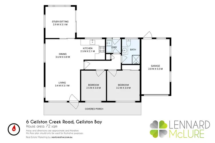 Floorplan of Homely house listing, 6 Geilston Creek Road, Geilston Bay TAS 7015
