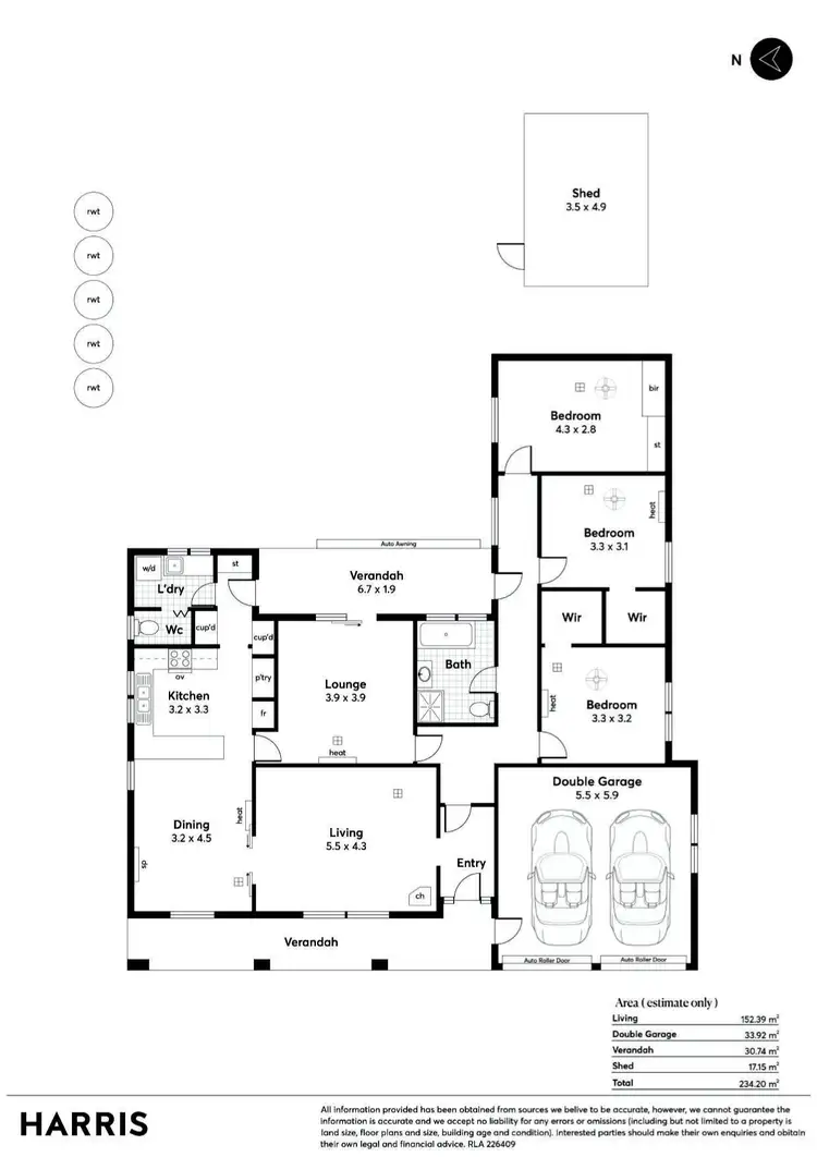 Floorplan of Homely house listing, 21 Fraser Street, Lower Mitcham SA 5062