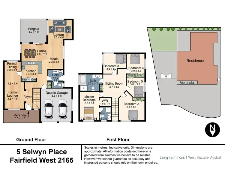 Floorplan of Homely house listing, 5 Selwyn Place, Fairfield West NSW 2165