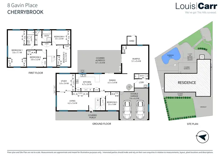 Floorplan of Homely house listing, 8 Gavin Place, Cherrybrook NSW 2126