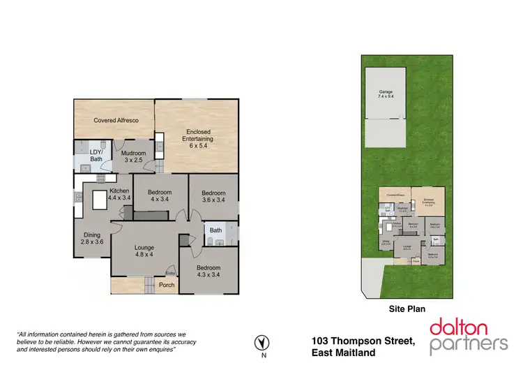 Floorplan of Homely house listing, 103 Thompson Street, East Maitland NSW 2323