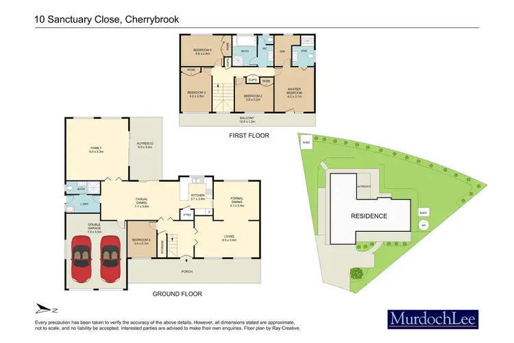 Floorplan of Homely house listing, 10 Sanctuary Close, Cherrybrook NSW 2126