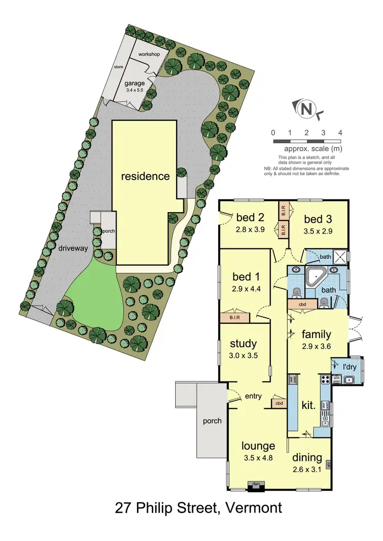 Floorplan of Homely house listing, 27 Philip Street, Vermont VIC 3133