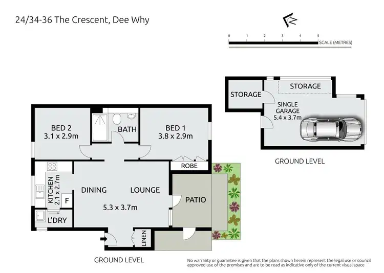 Floorplan of Homely apartment listing, 24/34 The Crescent, Dee Why NSW 2099