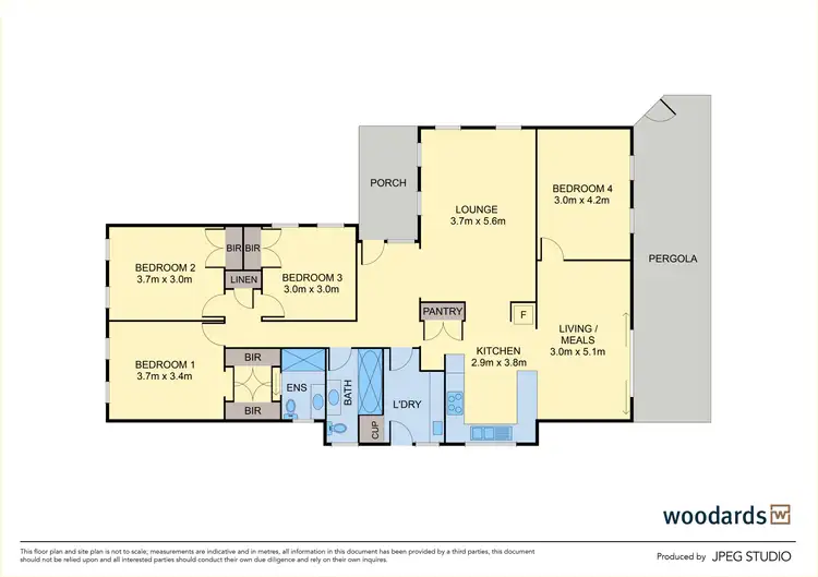 Floorplan of Homely house listing, 6 Maguire Drive, Sunbury VIC 3429