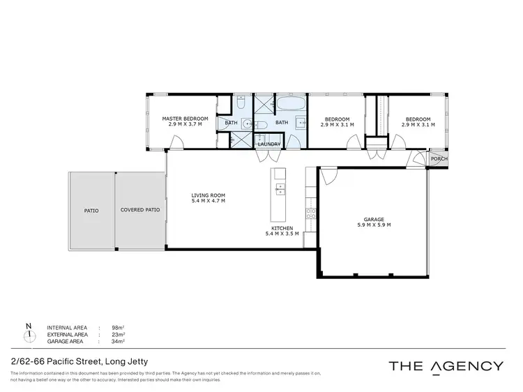 Floorplan of Homely villa listing, 2/62-66 Pacific Street, Long Jetty NSW 2261