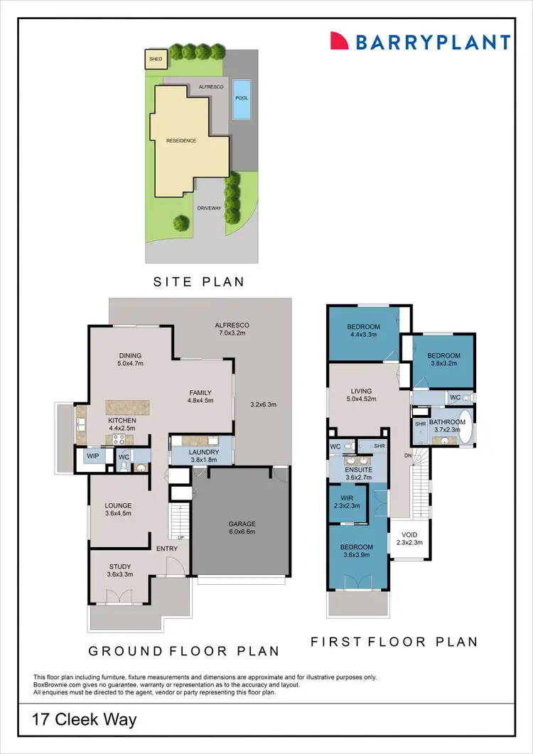 Floorplan of Homely house listing, 17 Cleek Way, Mildura VIC 3500