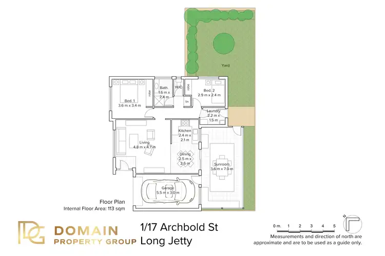 Floorplan of Homely villa listing, 1/17 Archbold Road, Long Jetty NSW 2261