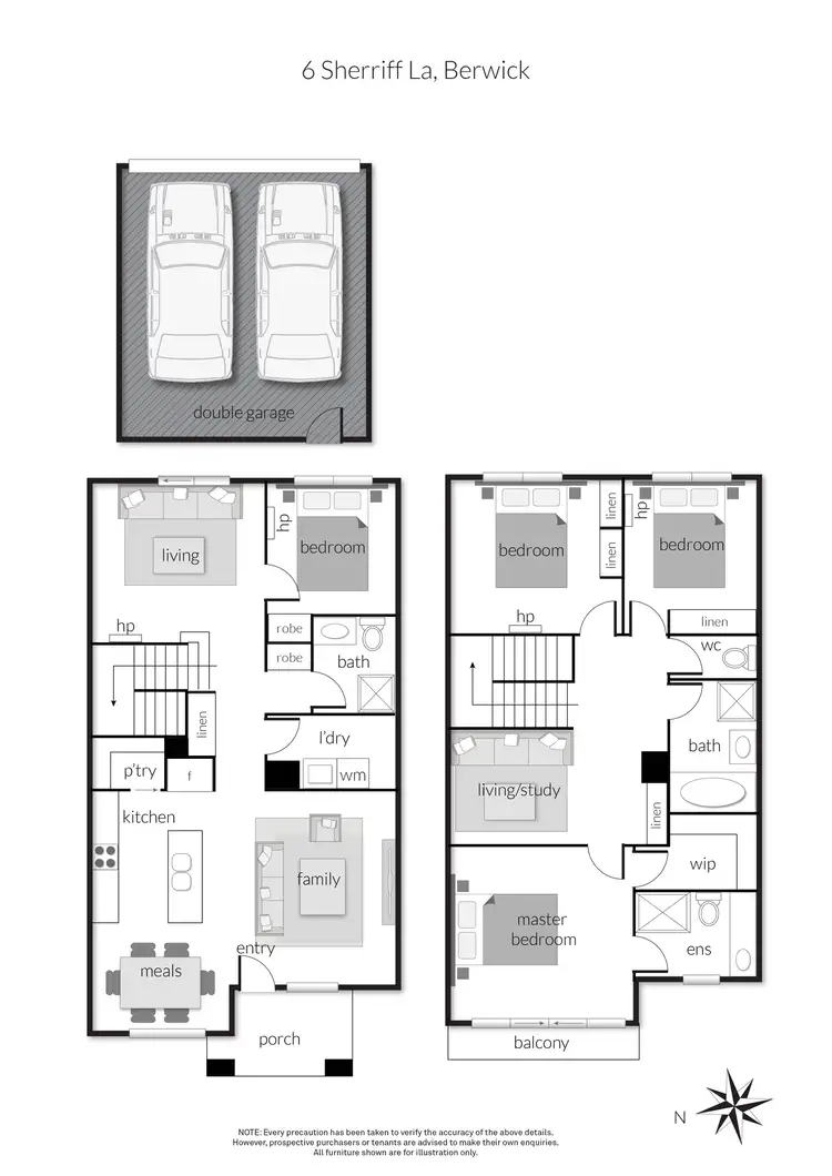 Floorplan of Homely house listing, 6 Sherriff Lane, Berwick VIC 3806