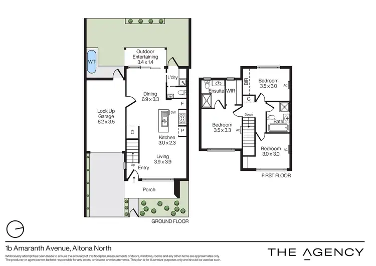 Floorplan of Homely townhouse listing, 1b Amaranth Avenue, Altona North VIC 3025